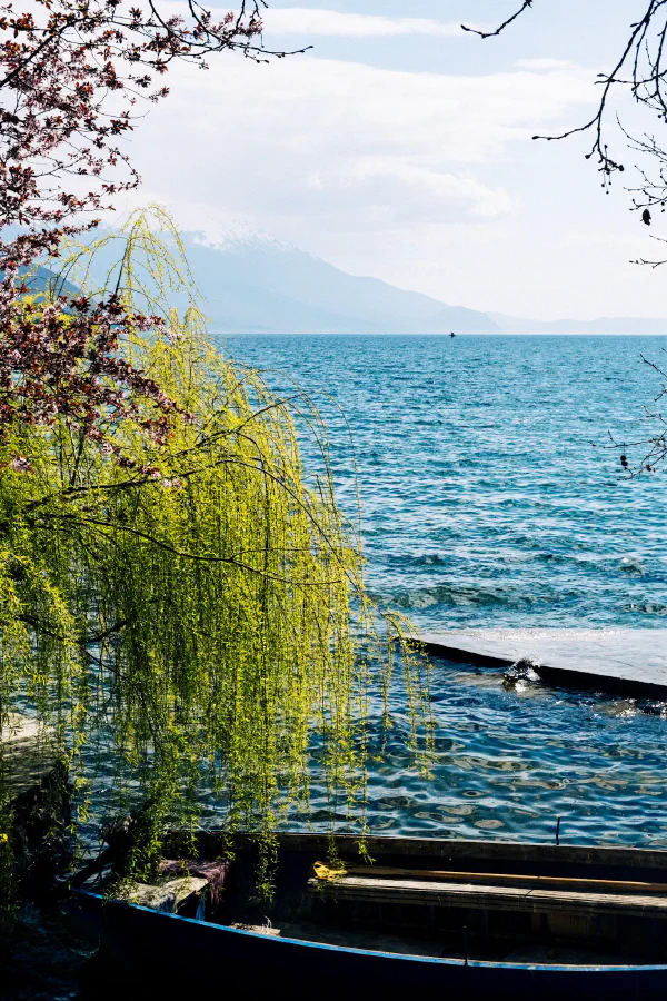 Une barque sur Ohrid